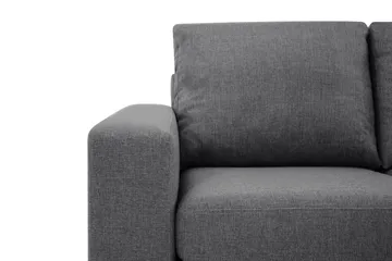 Crazy Limited Edition 4-sits Högervänd L-formad Schäslongsoffa i Tyg - Mörkgrå - Möbler - Vardagsrum - Soffor - Divansoffa & schäslong