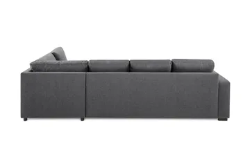 Crazy Limited Edition 4-sits Högervänd L-formad Schäslongsoffa i Tyg - Mörkgrå - Möbler - Vardagsrum - Soffor - Divansoffa & schäslong