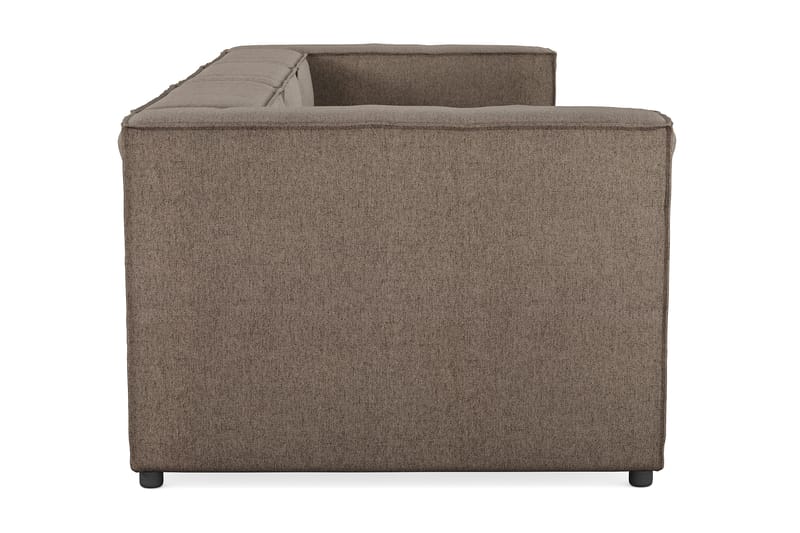 Cubo 4-sits Djup Modulsoffa i Tyg - Grå - Möbler - Vardagsrum - Soffor - 3-sits soffor