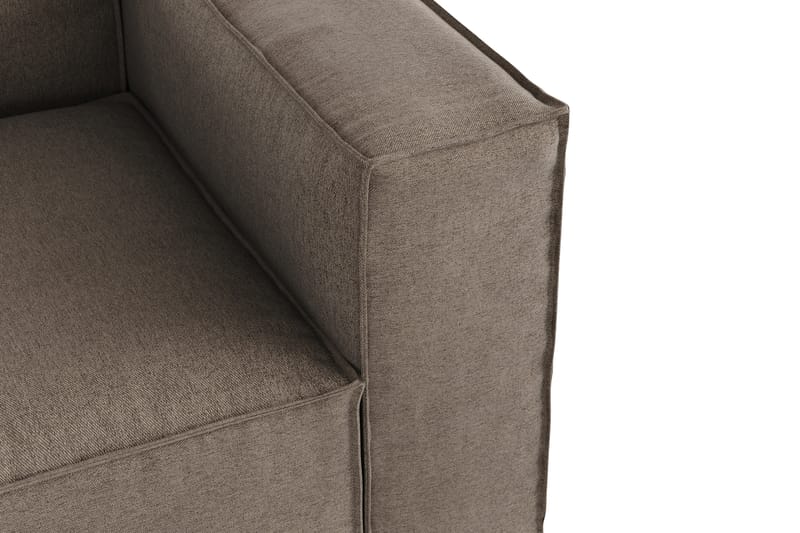 Cubo 4-sits Djup Modulsoffa i Tyg - Grå - Möbler - Vardagsrum - Soffor - 3-sits soffor