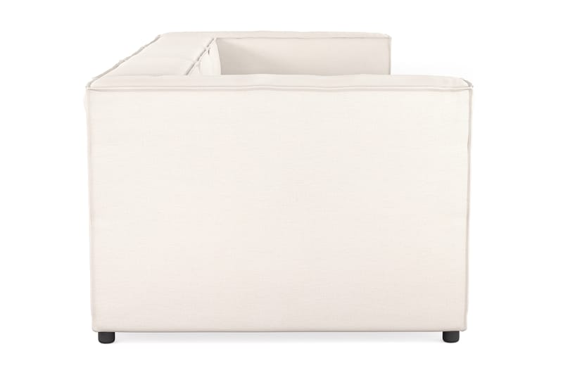 Cubo 4-sits Djup Modulsoffa i Tyg - Vit - Möbler - Vardagsrum - Soffor - 3-sits soffor