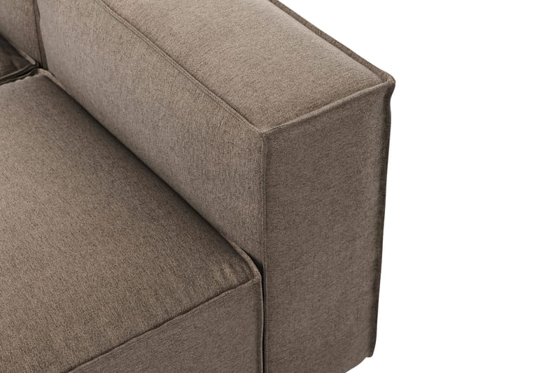 Cubo 5-sits L-formad Djup Modulhörnsoffa i Tyg - Grå - Möbler - Vardagsrum - Soffor - Hörnsoffor