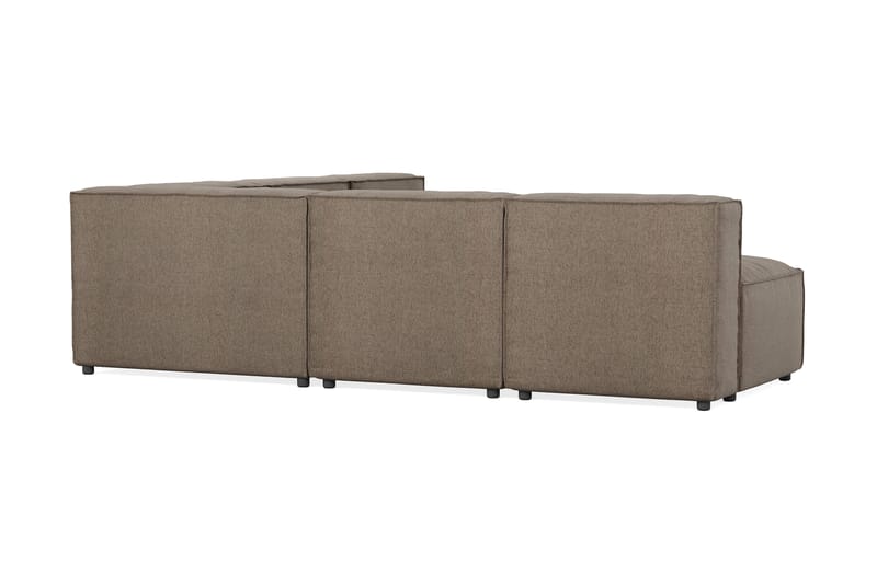 Cubo 5-sits L-formad Djup Modulhörnsoffa i Tyg - Grå - Möbler - Vardagsrum - Soffor - Hörnsoffor