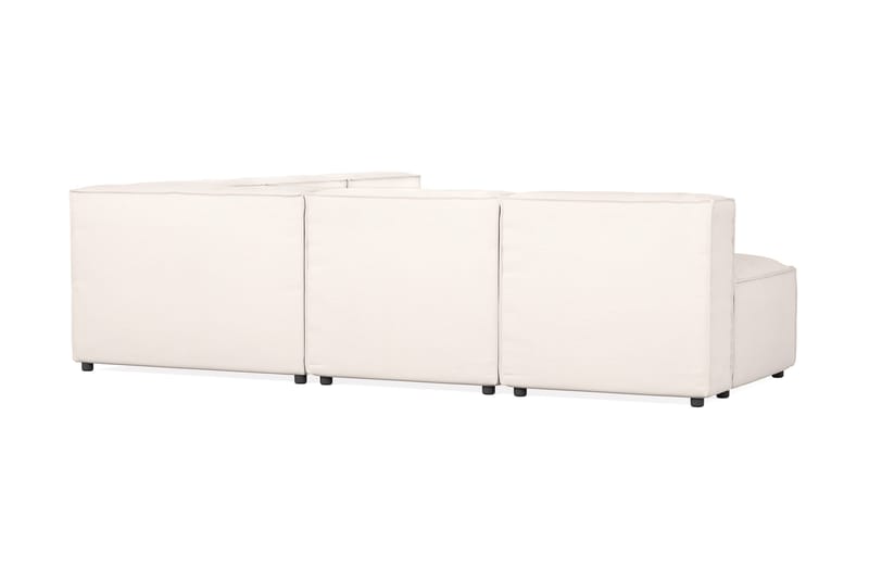 Cubo 5-sits L-formad Djup Modulhörnsoffa i Tyg - Vit - Möbler - Vardagsrum - Soffor - Hörnsoffor