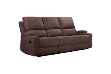 Dallas Reclinersoffa 3-sits - Brun - Möbler - Vardagsrum - Soffor - Reclinersoffor & Biosoffor