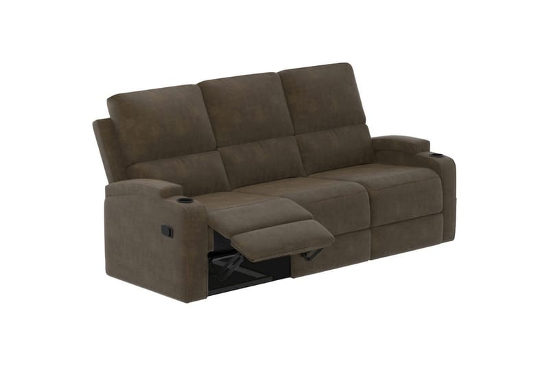 Dallas Reclinersoffa 3-sits - Brun - Möbler - Vardagsrum - Soffor - Reclinersoffor & Biosoffor