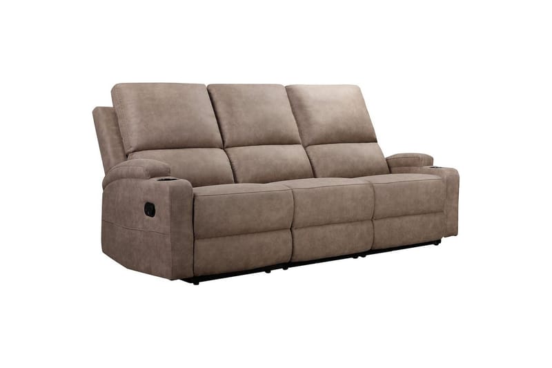 Dallas Reclinersoffa 3-sits - Brun - Möbler - Vardagsrum - Soffor - Reclinersoffor & Biosoffor