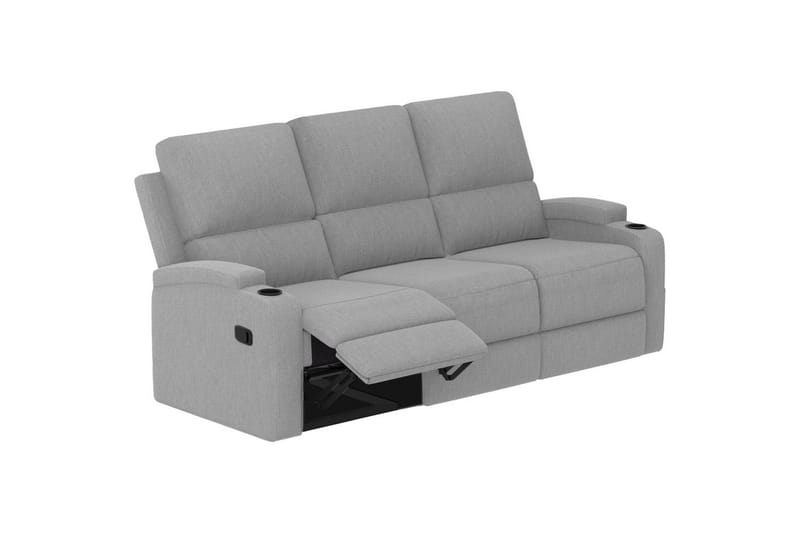 Dallas Reclinersoffa 3-sits - Grå - Möbler - Vardagsrum - Soffor - Reclinersoffor & Biosoffor