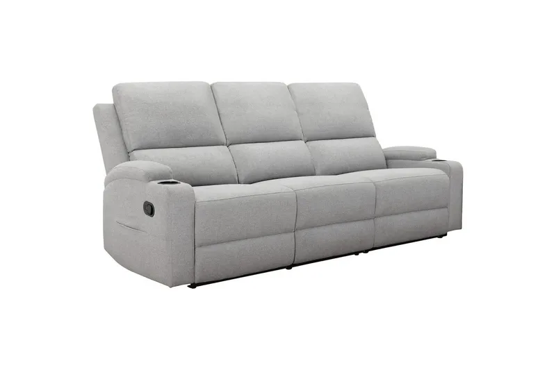 Dallas Reclinersoffa 3-sits - Grå - Möbler - Vardagsrum - Soffor - Reclinersoffor & Biosoffor