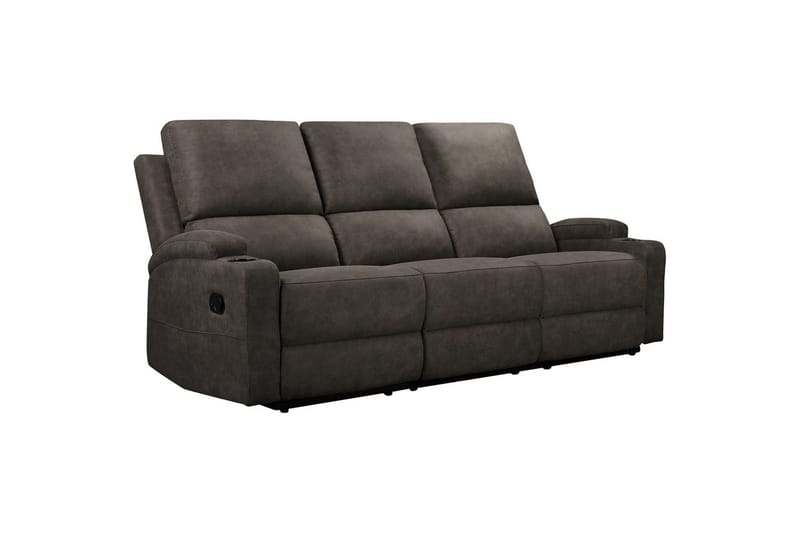 Dallas Reclinersoffa 3-sits - Grå - Möbler - Vardagsrum - Soffor - Reclinersoffor & Biosoffor