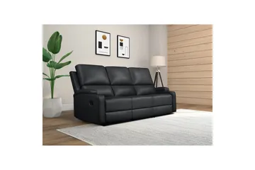 Dallas Reclinersoffa 3-sits - Svart - Möbler - Vardagsrum - Soffor - Reclinersoffor & Biosoffor