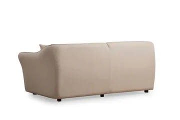 Damor Svängd Soffa 3-sits - Beige - Möbler - Vardagsrum - Soffor - 3-sits soffor