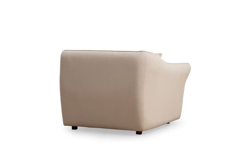 Damor Svängd Soffa 3-sits - Beige - Möbler - Vardagsrum - Soffor - 3-sits soffor