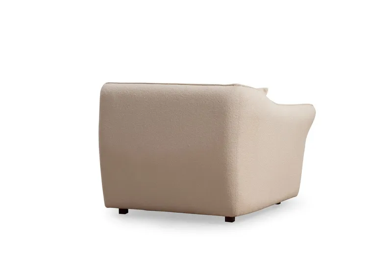 Damor Svängd Soffa 3-sits - Beige - Möbler - Vardagsrum - Soffor - 3-sits soffor