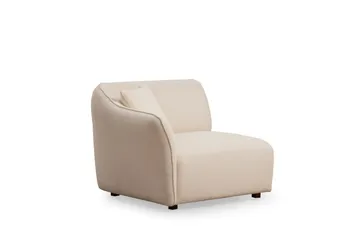 Damor Svängd Soffa 3-sits - Beige - Möbler - Vardagsrum - Soffor - 3-sits soffor