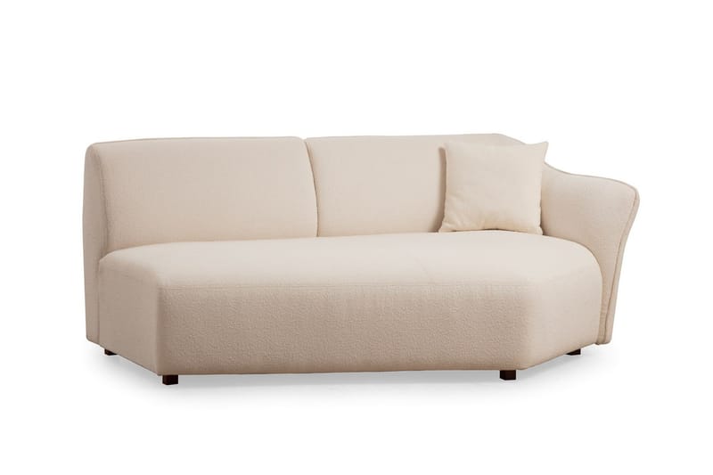 Damor Svängd Soffa 4-sits - Beige - Möbler - Vardagsrum - Soffor - 4-sits soffor