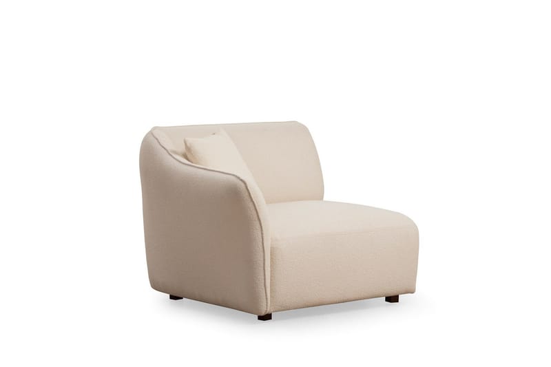 Damor Svängd Soffa 4-sits - Beige - Möbler - Vardagsrum - Soffor - 4-sits soffor
