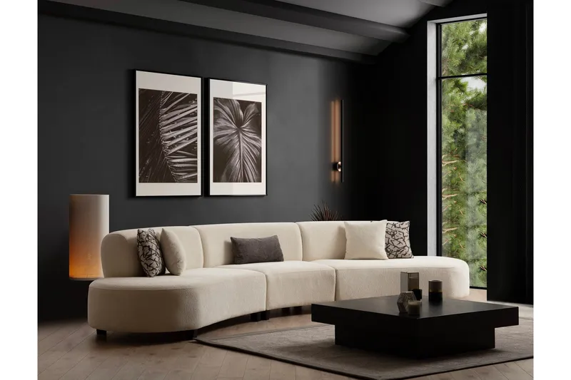 Dariya Soffa 5-sits - Beige - Möbler - Vardagsrum - Soffor