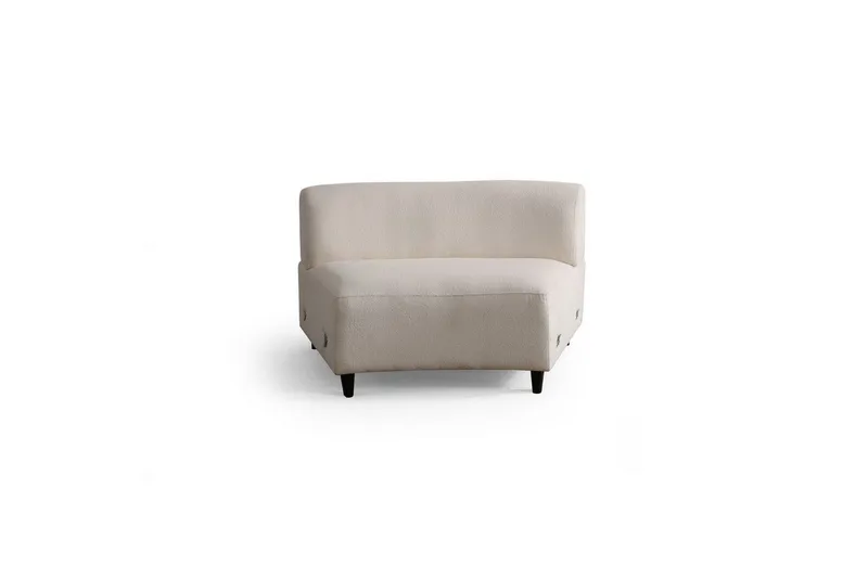 Dariya Svängd Soffa 3-sits - Cream - Möbler - Vardagsrum - Soffor - 3-sits soffor
