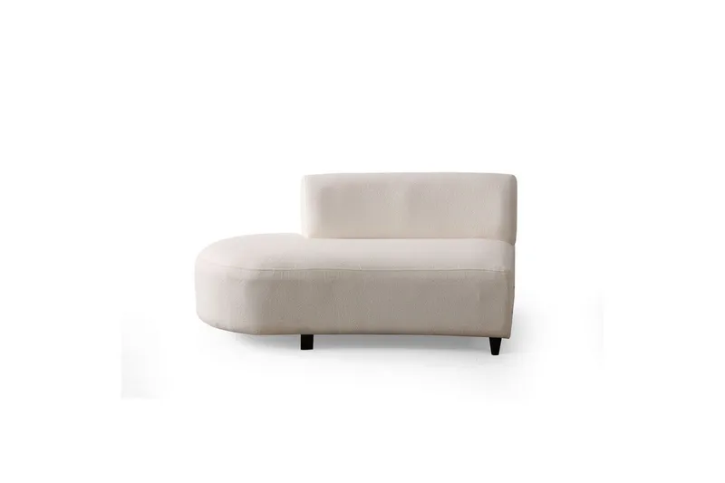 Dariya Svängd Soffa 3-sits - Cream - Möbler - Vardagsrum - Soffor - 3-sits soffor