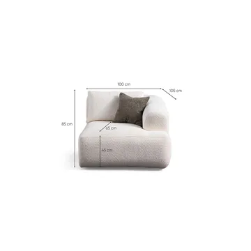 Dashwood 2-sits Soffa - Vit - Möbler - Vardagsrum - Soffor - 2-sits soffor