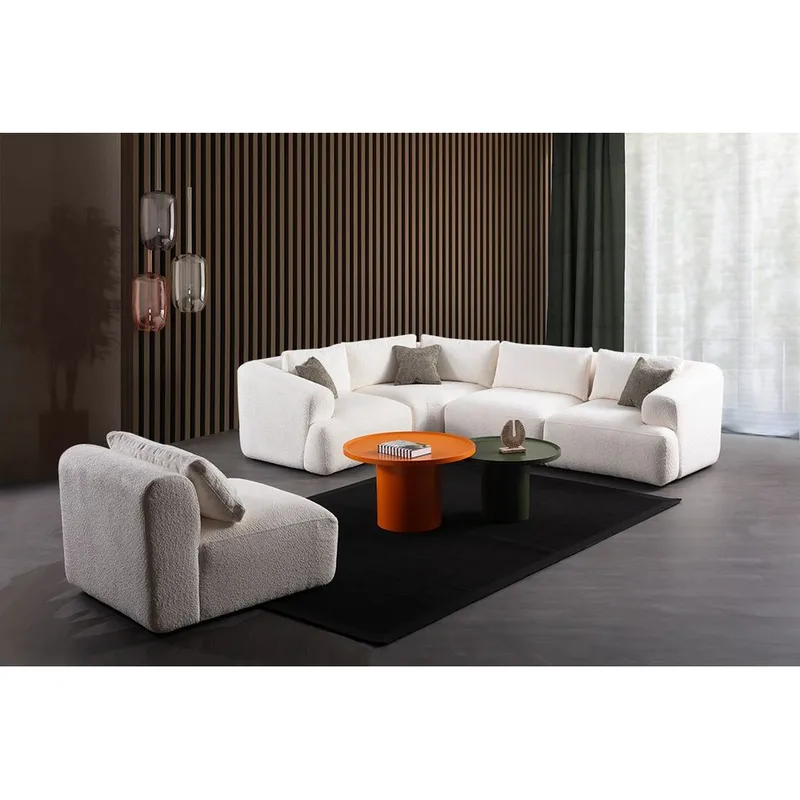 Dashwood 4-sits Hörnsoffa - Krämvit - Möbler - Vardagsrum - Soffor - H örnsoffor