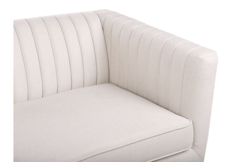 Daymian Soffa 3-sits - Beige/Mörkt trä - Möbler - Vardagsrum - Soffor - 3-sits soffor