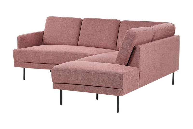 Deajna Hörnsoffa 4-sits - Rosa/Brun/Svart - Möbler - Vardagsrum - Soffor - Hörnsoffor