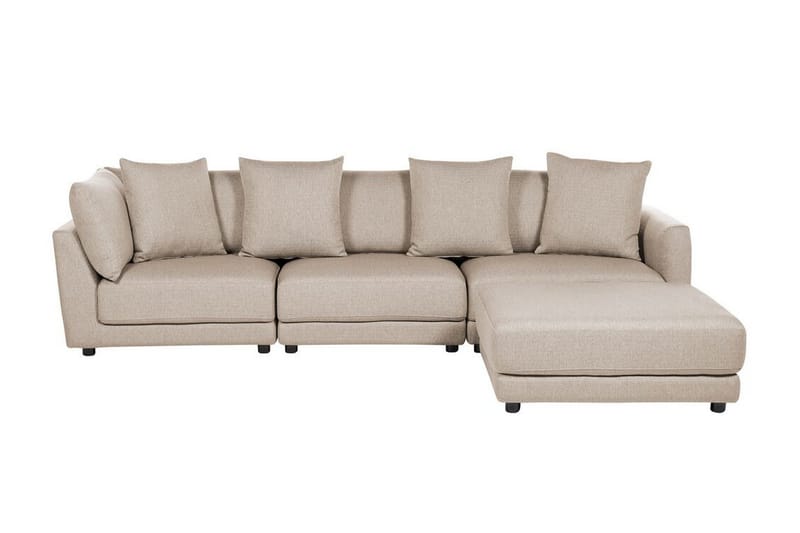 Delisha Soffa 3-sits, Beige/Svart