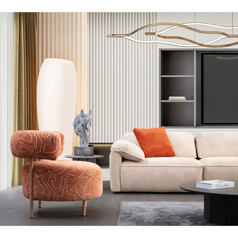 Derebasi 4-sits Hörnsoffa - Krämvit - Möbler - Vardagsrum - Soffor - Hörnsoffor