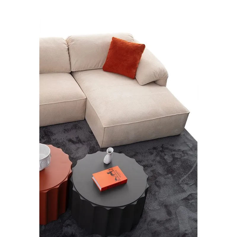 Derebasi 6-sits Hörnsoffa Två Hörn - Krämvit - Möbler - Vardagsrum - Soffor - Hörnsoffor