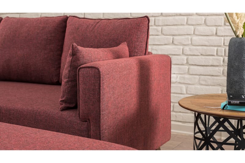 Antigua Divanbäddsoffa Vänster - Röd - Möbler - Vardagsrum - Soffor - Divansoffa & schäslong