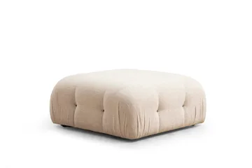 Belgin Bubblig Divansoffa 3-sits 288 cm med fasta armstöd och repdetaljer - Ljus / Beige - Möbler - Vardagsrum - Soffor - Modulsoffor - Komplett modulsoffa