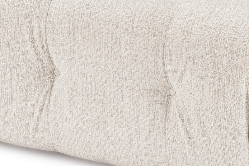 Belgin Bubblig Divansoffa 3-sits 315 cm med utfällbara armstöd och ryggstöd - Ljus / Beige - Möbler - Vardagsrum - Soffor - Modulsoffor - Komplett modulsoffa