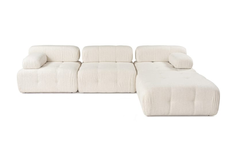 Belgin Bubblig Divansoffa 3-sits 315 cm med utfällbara armstöd och ryggstöd - Möbler - Vardagsrum - Soffor - Divansoffa & schäslong