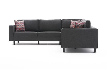 BELLSON Soffa m. Divan 4-sits Antracit