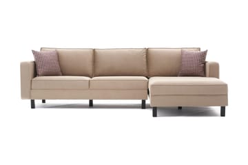 BELLSON Soffa m. Divan 4-sits Beige