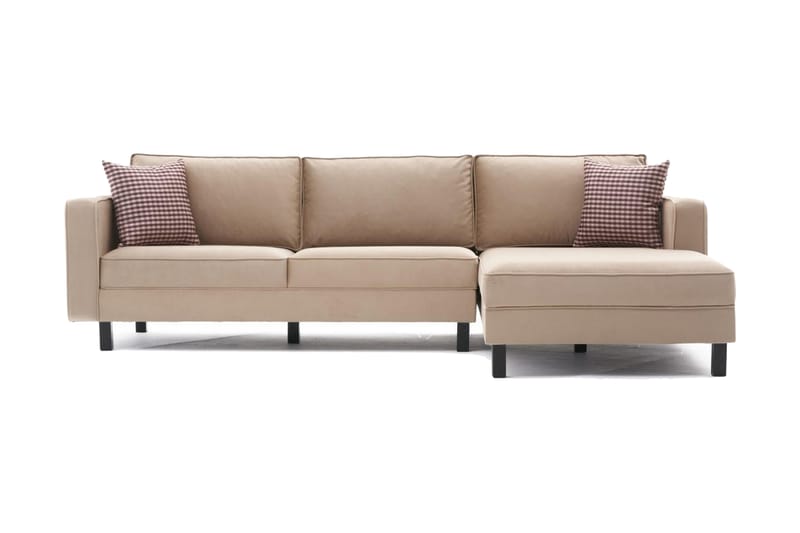 BELLSON Soffa m. Divan 4-sits Beige - Divansoffa & schäslong