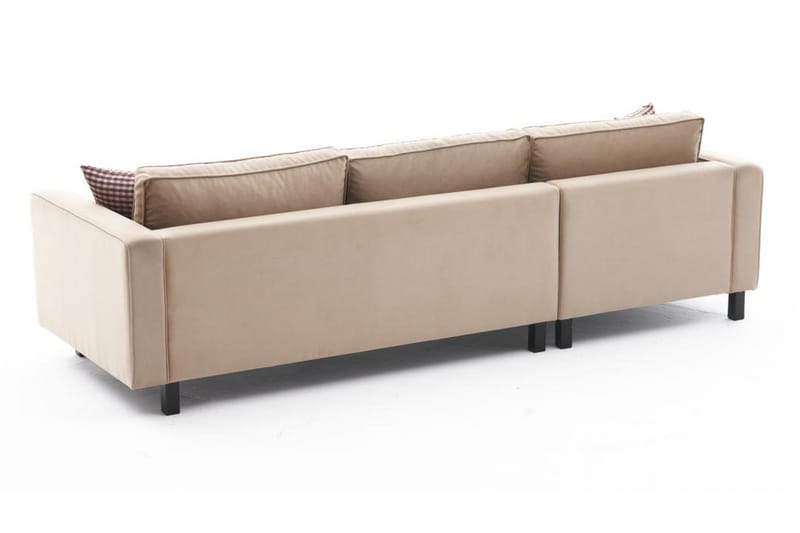 BELLSON Soffa m. Divan 4-sits Beige - Möbler - Vardagsrum - Soffor - Divansoffa & schäslong
