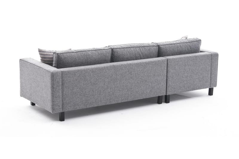 BELLSON Soffa m. Divan 4-sits Grå - Divansoffa & schäslong