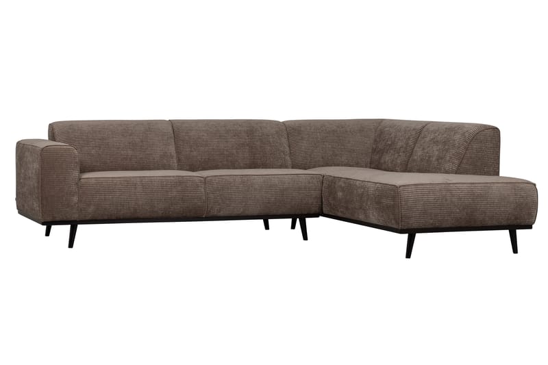 BOORLEY 3-Sits Soffa med Schäslong Höger Taupe - Möbler - Vardagsrum - Soffor - Divansoffa & schäslong