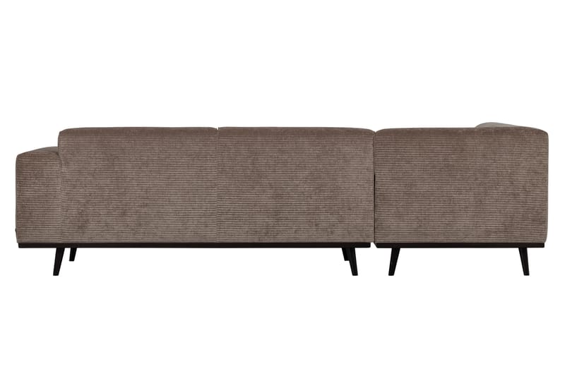 BOORLEY 3-Sits Soffa med Schäslong Vänster Taupe - Divansoffa & schäslong