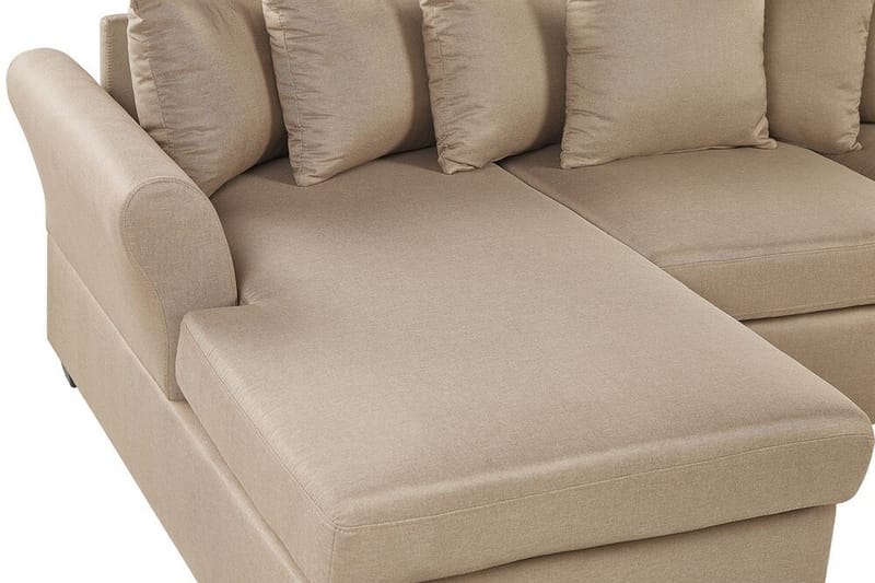BORGANN 3-sits Hörnsoffa Beige - Möbler - Vardagsrum - Soffor - Divansoffa & schäslong