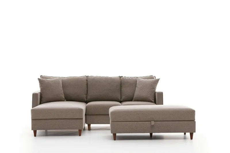 Braneles Soffa m. Divan 4-sits - Beige - Möbler - Vardagsrum - Soffor - Divansoffa & schäslong