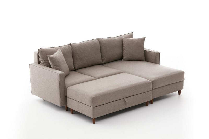 Braneles Soffa m. Divan 4-sits - Beige - Möbler - Vardagsrum - Soffor - Divansoffa & schäslong