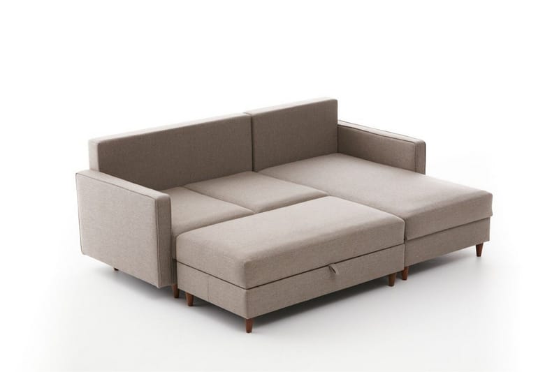 Braneles Soffa m. Divan 4-sits - Beige - Möbler - Vardagsrum - Soffor - Divansoffa & schäslong
