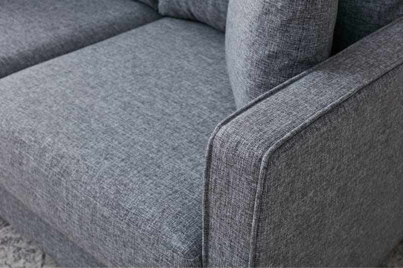 Braneles Soffa m. Divan 4-sits - Grå - Möbler - Vardagsrum - Soffor - Divansoffa & schäslong
