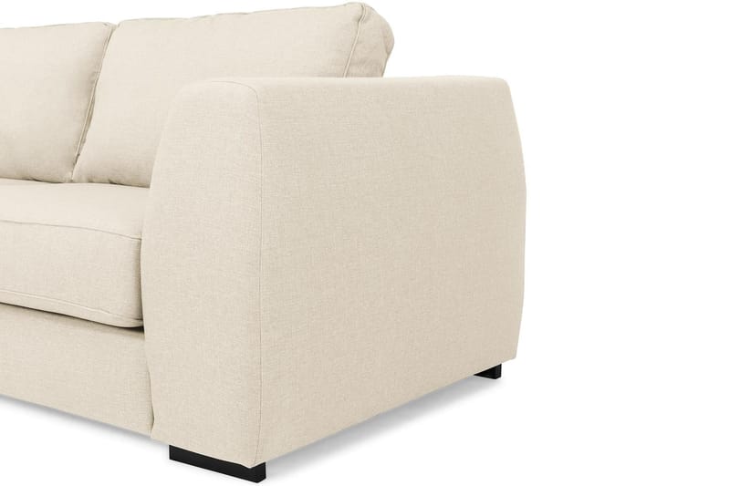 CLARKVILLE 3-sits Soffa med Schäslong Vänster Beige - Möbler - Vardagsrum - Soffor - Divansoffa & schäslong