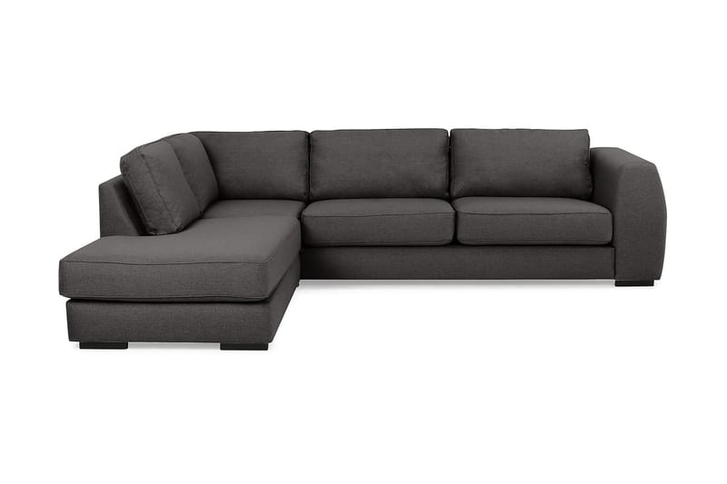 CLARKVILLE 3-sits Soffa med Schäslong Vänster Mörkgrå - Möbler - Vardagsrum - Soffor - Divansoffa & schäslong