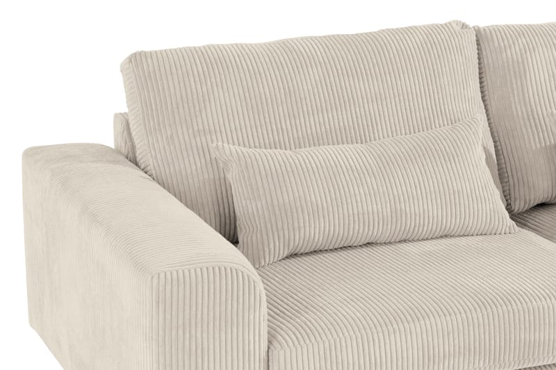 Copenhagen 4-sits Högervänd L-formad Divansoffa i Manchester - Beige - Möbler - Vardagsrum - Soffor - Divansoffa & schäslong